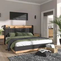 VitaliSpa Nura 180 x 200 cm Grau