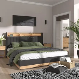 VitaliSpa Nura 180 x 200 cm Grau