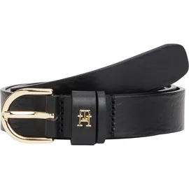 Tommy Hilfiger Damengürtel Leder 2,5 cm Schwarz 100