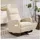 Homcom Schaukelsessel gepolstert Polyester 67 x 105 x 94 cm Beige