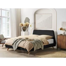 Beliani Vienne 180 x 200 cm Schwarz