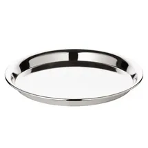 Edzard Tablett, Serviertablett Marlene, rund, versilbert, anlaufgeschützt, Durchmesser 34 cm