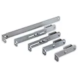 Hailo Professional Hailo Wandhalter für Steigleitern Typ ALO 72x25mm Holm Edelstahl/Stahl 300-430(556)mm mit Zug- und Horizontalanker, verstellbar