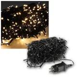 ChiliTec LED Lichterkette 40m warmweiß 400 LEDs - Schwarz