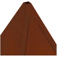 vidaXL Feuerplatz Ø 51 cm Braun