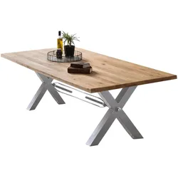Tisch 180x100 Wildeiche Metall Esstisch Speisetisch Küchentisch Esszimmer Küche