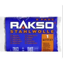 RAKSO Stahlwolle Pads mittel 8 St.