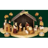 Richard Glässer GmbH Seiffen Krippe groß, Weihnachtskrippe, Erzgebirge Richard Glässer Seiffen, 17547