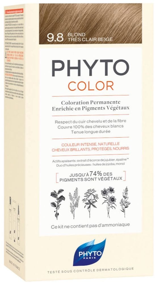 Phytocolor 9.8 Sehr helles Beigeblond