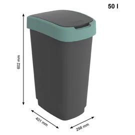 Rotho Twist 50 l misletoe grün