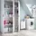 Dmora Mehrzweckgarderobe Sillano 116 x 190 x 35 cm Weiß