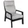 Brafab Gartensessel Slide 64 x 64 x 100 cm schwarz/aschgrau