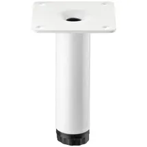 SOTech Möbelfuß LIMA Höhe 100 Weiß Matt Vitrinenfuß Sockelfuß Schrankfuß