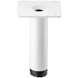 SOTech Möbelfuß LIMA Höhe 100 Weiß Matt Vitrinenfuß Sockelfuß Schrankfuß