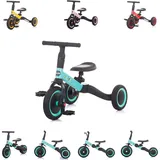 Chipolino Dreirad Smarty 2 in 1 Laufrad Gummireifen umbaubar Pedale verstellbar grün