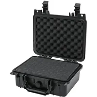 HMF ODK100 Outdoor-Fotokoffer, Transportkoffer mit Rasterschaumstoff, 27 x 24,5