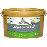 5x Wandfarbe Meistergold Doppeldecker ELF 3030 Deckklasse 1 weiß 12,50 l Posten