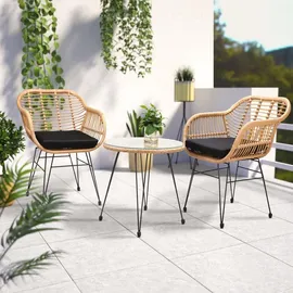 CASARIA Bali Set 3-tlg. natur inkl. Auflage