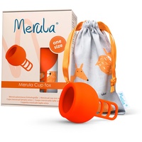 Merula Cup fox (orange) - One size Menstruationstasse aus medizinischem Silikon