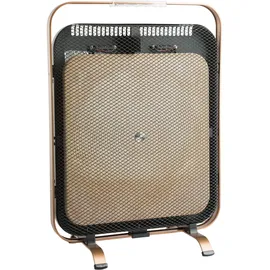 Klarstein HeatPal Marble Blackline Infrarot-Heizung 1300W Wärmespeicher Marmor Aluminium