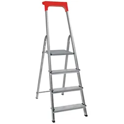 BRB Alu-Stufenleiter mit 4 Stufen, erreichbare Arbeitshöhe 2780 mm