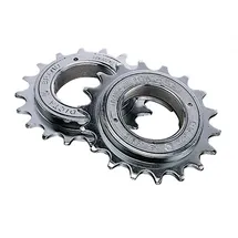 Point S Freilauf-Schraubzahnkranz 1/2 x 3/32 Single Speed 16 Zähne Silber