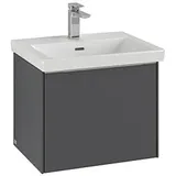 Villeroy & Boch Subway 3.0 Waschtischunterschrank C57902VR 52,3x42,9x44,75cm, ohne LED/Griff monochrom, graphite