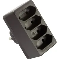 As - Schwabe AS Schwabe 48412 Steckdosen-Verteiler Schwarz