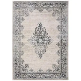 benuta pop Teppich Laury Grau 80x150 cm - Vintage-Stil Teppich im Used-Look