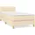 vidaXL Boxspringbett 100 x 200 cm Creme