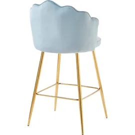 SalesFever Barhocker 2er-Set 52 x 100 x 54 cm Grau