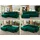 MKS Eckschlafsofa Cubo L Velvet 2-Sitzer Schwarz