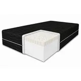 marpur Latexmatratze, Schwarz, Textil, H3, 200x200 cm, Oeko-Tex® Standard 100, Schlafzimmer, Matratzen Shop, Matratzen