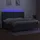vidaXL Boxspringbett 200 x 200 cm Dunkelgrau