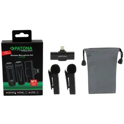 PATONA Premium Ansteck-Lavalier-Mikrofone Apple iPhone