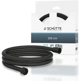 Schütte Brauseschlauch 150 cm, Kunststoff, Schwarz