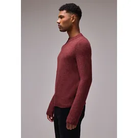 STREET ONE Rundhalspullover rot XXL