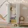 [en.casa] Kinderkleiderschrank Sandnes 123 x 60 x 40 cm MDF weiß/mintgrün