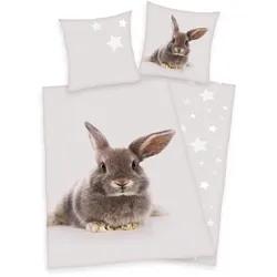 Herding Bettwäsche Hase Kaninchen 135 x 200cm 100%Baumwolle