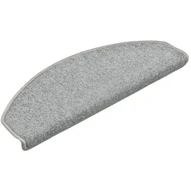 vidaXL Treppenmatten 15 Stk. Hellgrau 65x24x4 cm Vidaxl