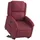 vidaXL Relaxsessel mit Aufstehhilfe Elektrisch Polyester 47 x 99,5 x 75,5 cm Weinrot