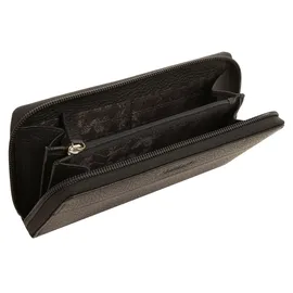 Mano Don Tommas Geldbörse Damen Portemonnaie schwarz