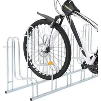 vidaXL Fahrradständer für 6 Fahrräder Freistehend Verzinkter Stahl