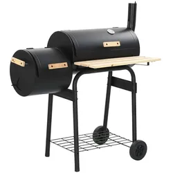 vidaXL Klassischer Holzkohlegrill Barbecue Smoker