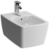 Vitra Metropole Wand-Bidet 5675B003-1046 Überlauf, 1 Hahnloch mittig, 36x56cm, weiß