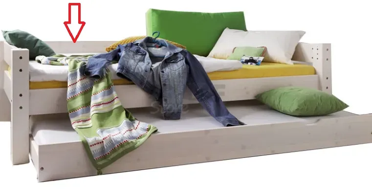 Tobykids hintere Absturzsicherung für Einzelbett, VERSANDKOSTENFREI