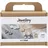 Creativ Company Mini Kreativ Set Schmuck, Ohrringe, Armband und, Halskette im Blumendesign, Beige, Hellbeige, Beige