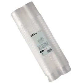 Papstar Starpak Feinkostbecher, PP rund 120 ml Ø 6,9 cm 5,1 cm transparent mit Originalitätsverschluss