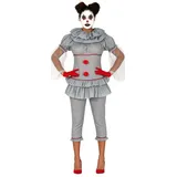FIESTAS GUIRCA Teuflischer Clown Kostüm für Damen