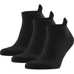 Socken Unisex 3er Pack Stretch SCHWARZ|SCHWARZ 42/43